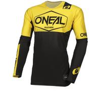 Oneal Mayhem Hexx Maillot de motocross, negro/amarillo, Talla XXL