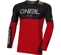 Oneal Mayhem Hexx Maillot de motocross, negro/rojo, Talla L