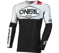 Oneal Mayhem Hexx Maillot Juvenil de Motocross, negro-blanco, tamaño XL