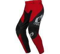 Oneal Mayhem Hexx Pantalones de motocross, negro-rojo, tamaño 42 para Hombres