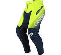 ONeal Mayhem Hexx S25, pantalones textiles 42 male Azul Oscuro/Amarillo Neón