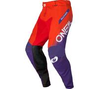ONeal Mayhem Hexx S26, pantalones textiles 28 male Naranja/Lila/Rojo