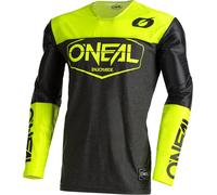 Oneal Mayhem Hexx V.22 Maillot de Motocross, negro/amarillo, Talla S