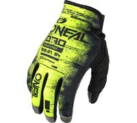 Oneal Mayhem Scarz Guantes de motocross, negro/amarillo neón, Talla XL