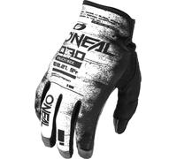 Oneal Mayhem Scarz Guantes de motocross, negro-blanco, tamaño S para Hombres