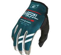 Oneal Mayhem Squadron V.22 Guantes de Motocross, azul/gris, Talla S