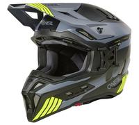 ONeal EX-SRS Hitch, casco cruzado L male Mate Negro/Gris/Amarillo Neón