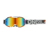 Oneal B-10 Duplex Gafas de motocross, negro-naranja para Hombres