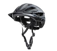 O'Neal O'NEAL Casco de Bicicleta I Casco de Bicicleta de Montaña con Orificios de Ventilación I Certificación de Seguridad EN1078 I Casco Trailfinder Split V.20 I Casco de MTB | Negro | Talla S