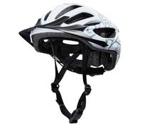 O'Neal O'NEAL Casco de Bicicleta I Casco de Bicicleta de Montaña con Orificios de Ventilación I Certificación de Seguridad EN1078 I Casco Trailfinder Split V.20 I Casco de MTB | Blanco | Talla S