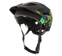O'Neal O'NEAL | Casco para Bicicleta de montaña | Enduro All-Mountain | Rejillas de ventilación, Almohadillas Lavables, Norma de Seguridad EN1078 | Casco Defender Muerta | Adultos | Negro | Talla L/XL