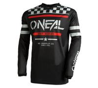 O'NEAL O'neal Element Jersey, Maillot d'escadron d'élément Hombre, Schwarz/Grau, XXL