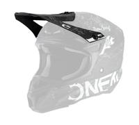 O'Neal O'NEAL | Recambios Casco de Motocross | Motocicleta de Enduro | Visera de Recambio para Casco 5SRS Polyacrylite HR | Adultos | Negro Blanco | Talla única