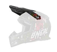 O'Neal O'NEAL | Recambios Casco Motocross | Motocicleta Enduro | Recambio Visor 5SRS Casco Vandal | Recambio Visor 5SRS Casco Vandal | Verde Rojo | Talla única