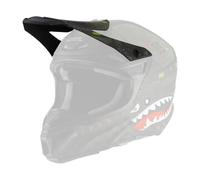 O'Neal O'NEAL | Recambios Casco Motocross | Motocicleta Enduro | Recambio Visor 5SRS Casco Warhawk | Recambio Visor 5SRS Casco Warhawk | Negro Verde | Talla única