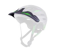 O'Neal O'NEAL | Recambios para Cascos de Bicicleta de montaña | MTB Enduro Mountain Bike | Recambio Casco Defender Tribal | Casco Defender Tribal | Negro Verde | Talla única