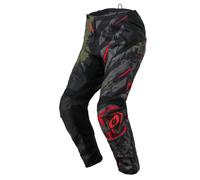 Oneal Element Ride Pantalones de Motocross, negro-verde, tamaño 30 para Hombres