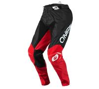 O'Neal | Pantalones de Motocicleta | Moto Enduro | Tejidos duraderos Denier, con Gran Libertad de Movimiento, Ajuste atlético| Pantalones Mayhem Hexx | Adultos | Negro Rojo | Talla 28/44