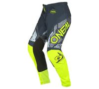 Oneal Element Camo V.22 Pantalones de Motocross, negro-amarillo, tamaño 30 para Hombres