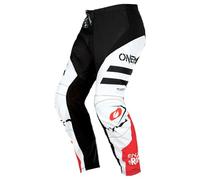O'NEAL | Pantalones de Motocross | Enduro MX | Máxima Libertad de Movimiento, diseño Ligero, Transpirable y Duradero | Pantalones Element Squadron V.22 | Adulto | Blanco Negro | Talla 30/46