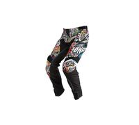 O'NEAL | Pantalones de Motocross | Motocicleta de Enduro | Tejidos de Denier duraderos, con Gran Libertad de Movimiento, Ajuste atlético | Pantalones Mayhem Crank | Adulto | Negro Multi | Talla 48