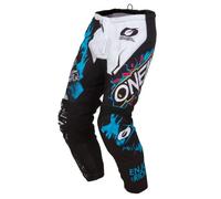 Oneal Element Villain Pantalones de Motocross, blanco, tamaño 32 para Hombres