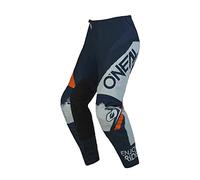 Oneal Element Shocker Pantalones de motocross, azul-naranja, tamaño 30 para Hombres
