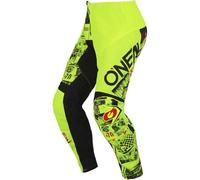 O'Neal Pantalones Motocross 2024 Element Attack Youth Neón Amarillo Negro MX