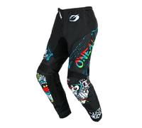 O'NEAL | Pantalones Motocross | Enduro MX | Máxima Libertad de Movimiento, diseño Ligero, Transpirable y Duradero | Pantalones Element Racewear V.24 | Adulto | Negro Rojo