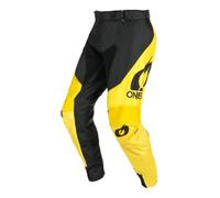 O'NEAL Pantalones Motocross Moto Enduro Tejidos Denier duraderos, protección térmica de Cuero en ambas Rodillas Interiores Pantalones Mayhem Hexx V.24 Adulto Negro Amarillo Talla 42