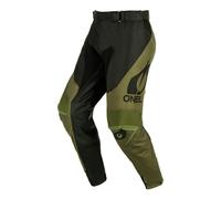 Oneal Mayhem Hexx Pantalones de motocross, negro-verde, tamaño 42
