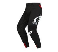 O'NEAL Pantalones Motocross Moto Enduro Tejidos Denier duraderos, protección térmica de Cuero en ambas Rodillas Interiores Pantalones Mayhem Hexx V.24 Adulto Negro Blanco Talla 38