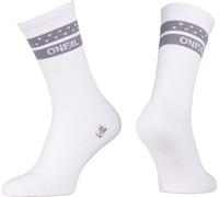 Oneal Performance Calcetines MTB, blanco/gris, Talla 43-46