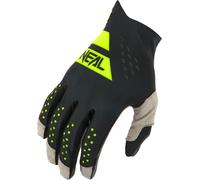 Oneal PIN IT Slip On Guantes de motocross, negro-amarillo, tamaño 2XL para Hombres