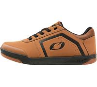 Oneal Pinned Flat Pedal V.25 Zapatillas de bicicleta, negro-marrón, tamaño 43 para Hombres