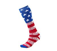 O'neal Pro MX Socken Einheitsgröße USA weiß/Blau/Rot Oneal
