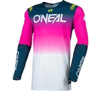 Oneal PRODIGY FIVE FIVE Maillot de motocross, blanco-azul, tamaño L para Hombres