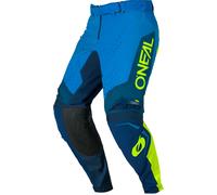 ONeal Prodigy Five Five S26, pantalones textiles 32 male Azul Claro/Amarillo Neón/Azul Oscuro
