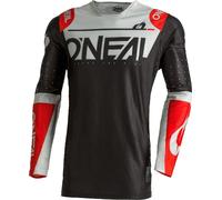 Oneal Prodigy Five One Limited Edition Motocross Jersey, negro-gris-rojo, tamaño M para Hombres