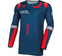 Oneal Prodigy Five Three Maillot de motocross, rojo-azul, tamaño L para Hombres