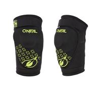 O'NEAL - Protección contra impactos de poliuretano, construcción ligera, material resistente a la abrasión | Dirt Knee Guard Youth V.23 | negro amarillo neón | S-M