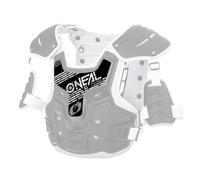 O'NEAL | Protector de Repuesto | Motocross Enduro | Pegatina de Repuesto para PXR Stone Shield | Pegatina de Repuesto para PXR Stone Shield | Gris Negro | Talla única