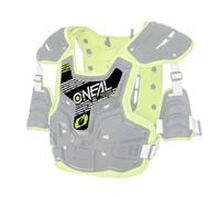O'NEAL | Protector de Repuesto | Motocross Enduro | Pegatina de Repuesto para PXR Stone Shield | Pegatina de Repuesto para PXR Stone Shield | Negro Neon Yellow | Talla única
