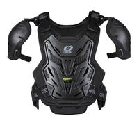 O'Neal | Protector Pectoral de Motocross | Alto Confort Gracias a la bioespuma Interna, Nivel de protección 2, Certificado CE 14021 | Protector Pectoral Dividido Pro V.22 | Adulto | Negro | S/M