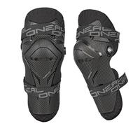 Oneal Pumpgun MX Carbon Protectores de Rodilla Juveniles (Black,One Size)