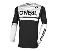 Oneal Element Threat Air Maillot de Motocross, negro-blanco, tamaño XL