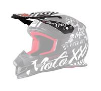 O'NEAL | Recambios Casco Motocross | Moto Enduro | Recambio Visor 5SRS Casco XXX TORMENT | Recambio Visor 5SRS Moto XXX TORMENT | Negro Blanco | Talla única