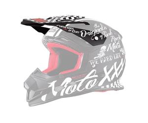 O'NEAL | Recambios Casco Motocross | Moto Enduro | Recambio Visor 5SRS Casco XXX TORMENT | Recambio Visor 5SRS Moto XXX TORMENT | Negro Blanco | Talla única