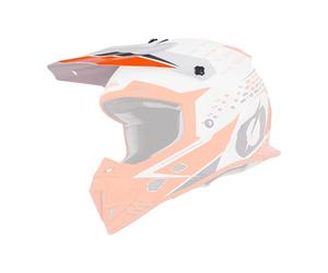 O'Neal | Recambios Casco Motocross | Motocicleta Enduro | Recambio Visor 5SRS Casco Trace | Recambio Visor 5SRS Casco Trace | Blanco Naranja | Talla única