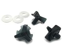 O'NEAL | Recambios para Cascos de Motocross | Moto Enduro | 3 Tornillos ABS para Montaje de Visera | Juego de Tornillos de Visera para Casco 2SRS | Plata | Talla única